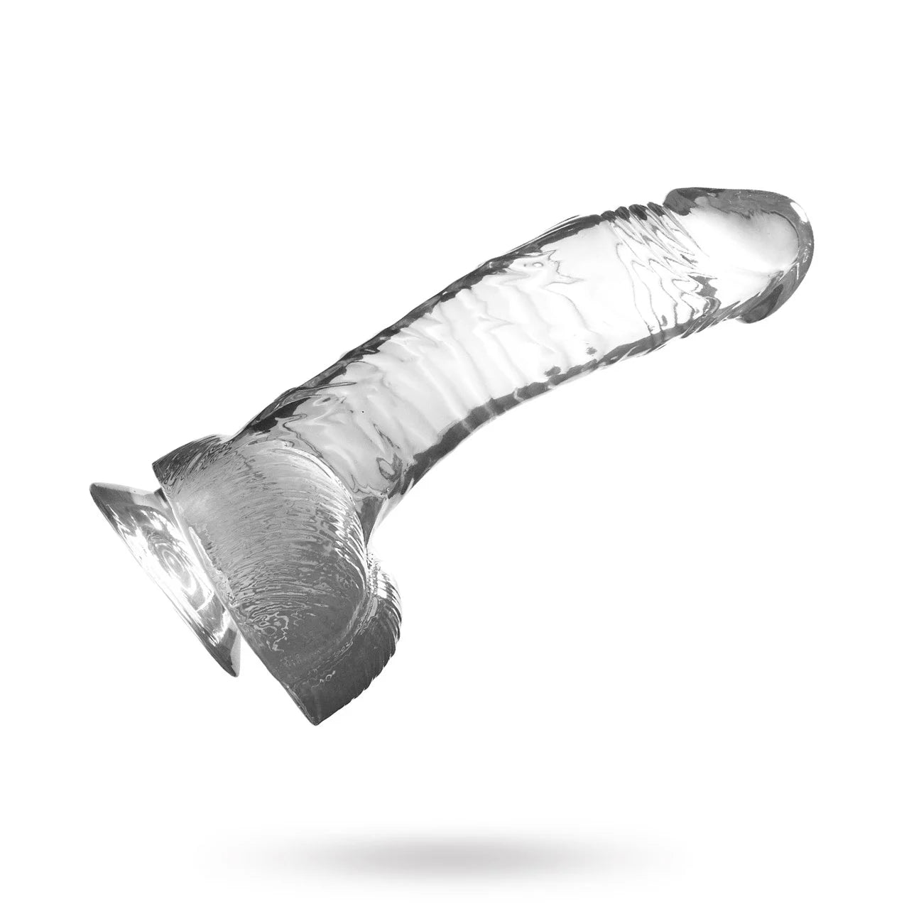 Crystal Pleasures – Kristallklar Realistisk Dildo 20cm