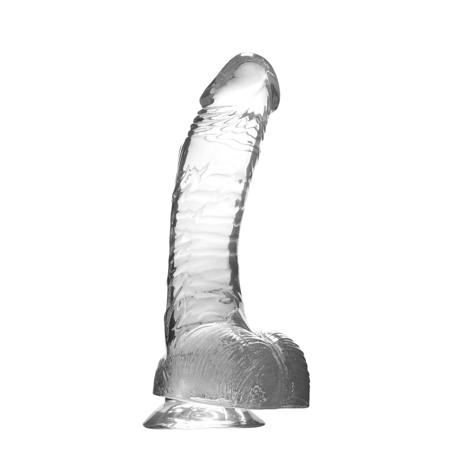 Crystal Pleasures – Kristallklar Realistisk Dildo 20cm